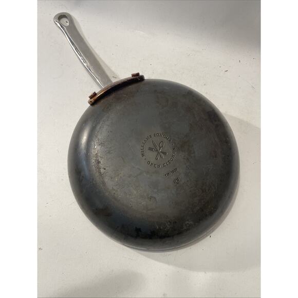 VTG Williams Sonoma Grand Cuisine Copper Core Nonestick Small Frying Pan 7" - Picture 6 of 7